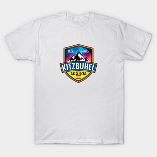 Skiing Kitzbuhel Austria Ski T-Shirt